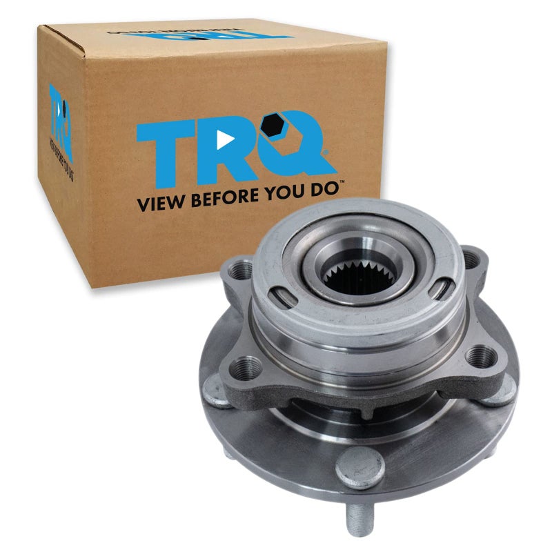 TRQ Front Passenger Side Wheel Bearing & Hub Assembly with ABS Sensor Compatible with 2004-2006 Infiniti G35 - Image 1